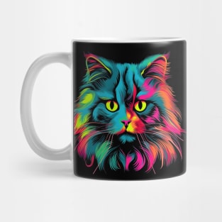 Colourful Persian Cat Mug